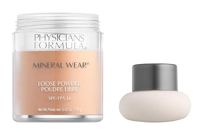 Physicians Formula Mineral Wear Talc-Free Loose Powder Medium Clinicially Tested