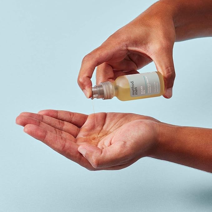 Method Men Beard Oil, Sea + Surf, 1 Ounce, 3 pack