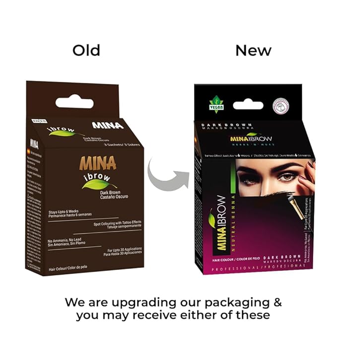 MinaiBrow Dark Brown Brow Tinting