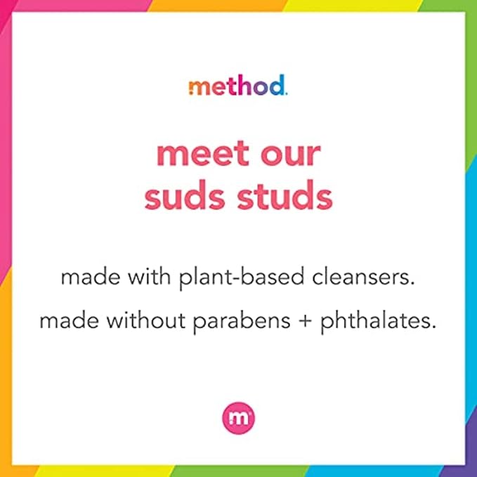 Method Gel Hand Soap, Waterfall, Biodegradable Formula, 12 Fl Oz (Pack of 6)