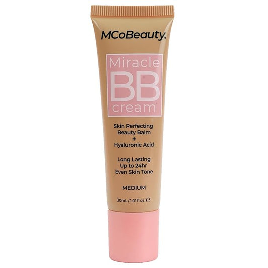 MCoBeauty Miracle BB Cream, Medium, Skin-Perfecting Coverage for Free Cosmetics