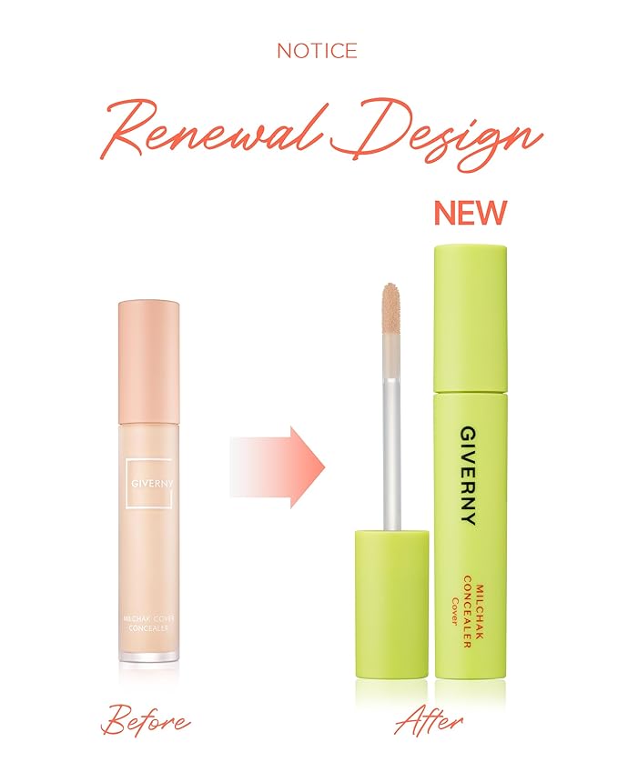 GIVERNY Milchak Cover Concealer - Makeup Blemish & Non-Sticky 3oz