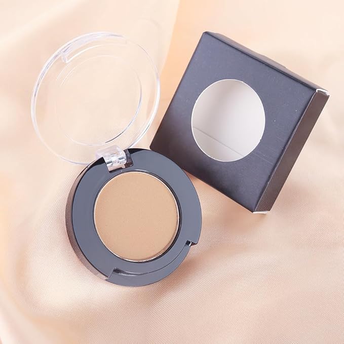 Monochrome Matte Eyeshadow Makeup Palette, Highly Pigmented Dark Brown Eyeshadow Palette, Matte Pressed Powder Eye shadow Makeup, Single Vegan Eye Shadow, Daily Evening Women Girls Eyeshadow Gift 2#