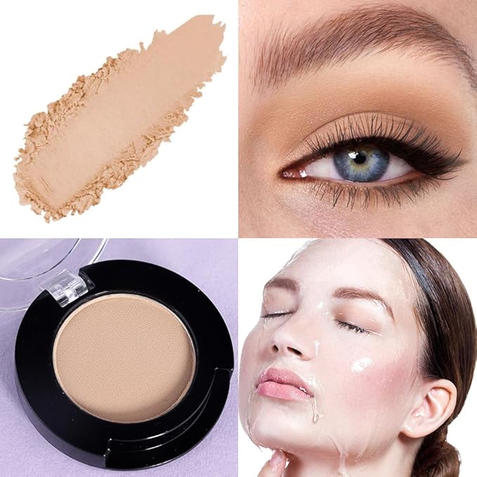 Monochrome Matte Eyeshadow Makeup Palette, Highly Pigmented Dark Brown Eyeshadow Palette, Matte Pressed Powder Eye shadow Makeup, Single Vegan Eye Shadow, Daily Evening Women Girls Eyeshadow Gift 2#