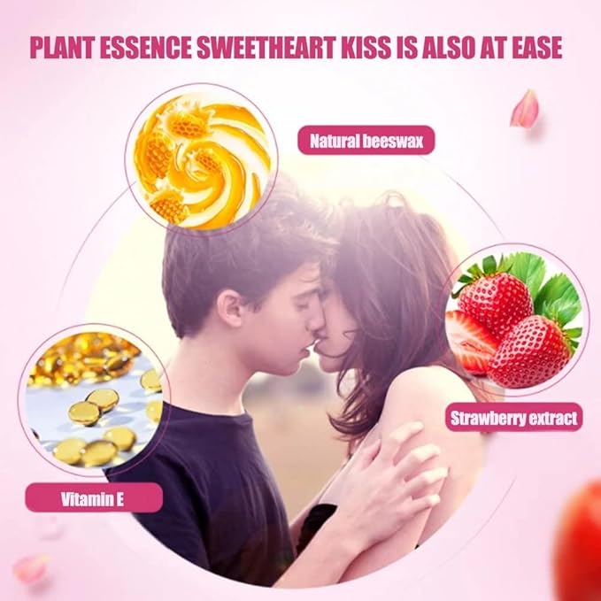 2Pcs Strawberry Vitamin E Lip Masks，Lip