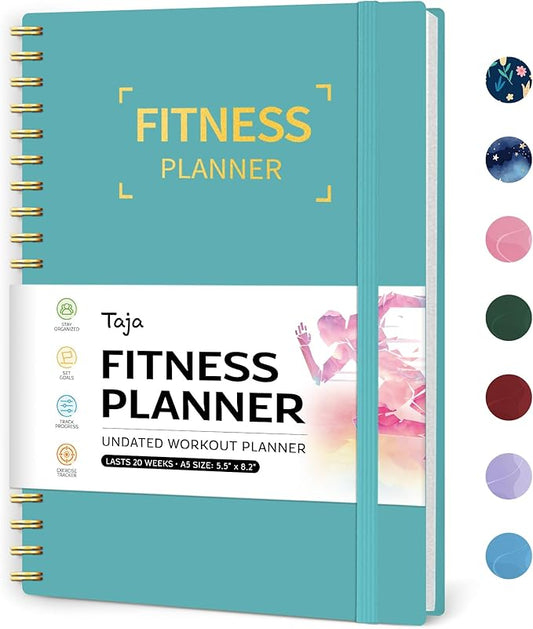 Fitness Workout Journal for Women & Men A5(5.5" x 8.2") Workout