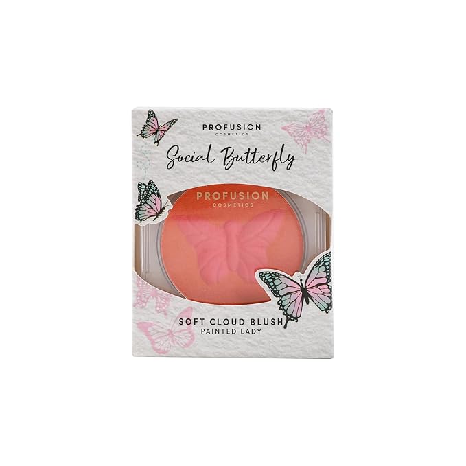 Profusion Cosmetics Empowered Social Butterfly Mousse Blush, Lightweight Lady, Standard)