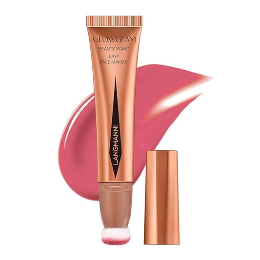 LANGMANNI Liquid Contour Beauty Wand, Face Concealer Contouring,Highlighter,Blusher Blush Pen)