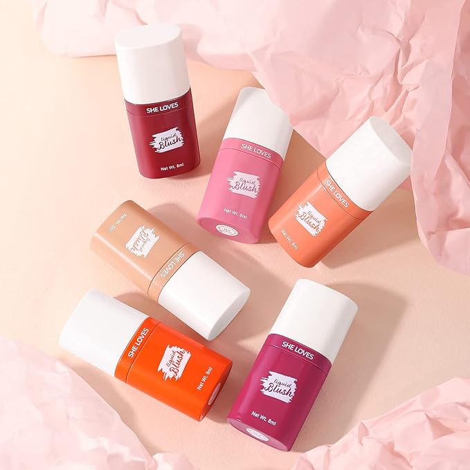 Liquid Blush Make up,Cream Blush for Cheeks,Natural Looking,Lightweight,Breathable Oz (01#02#03#)