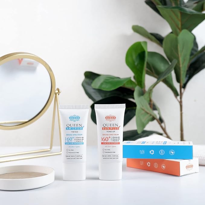 QUEEN AM GLOW | TINTED SunScreen SPF 60 of 2)