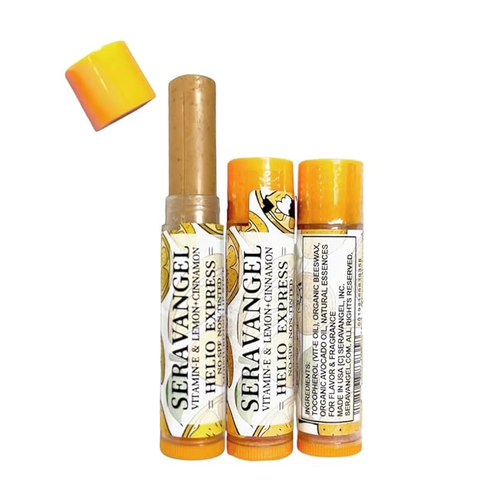 Helio Express Lip Moisturizing Balm, Vitamin Natural,