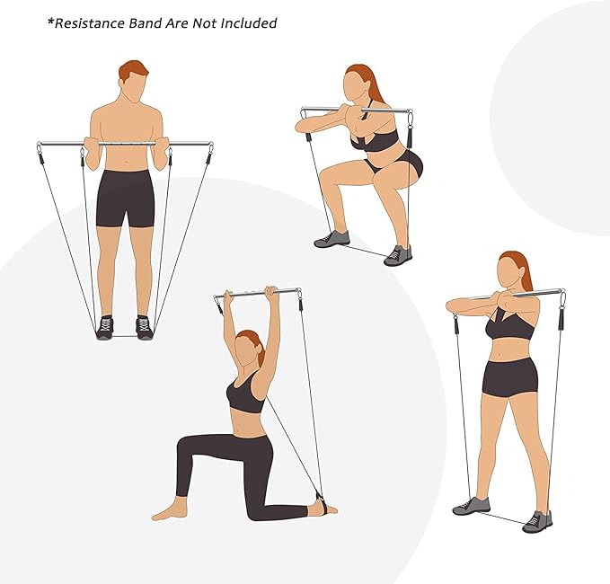 2pcs Silver Portable Restore Spreader Bar with 4pcs