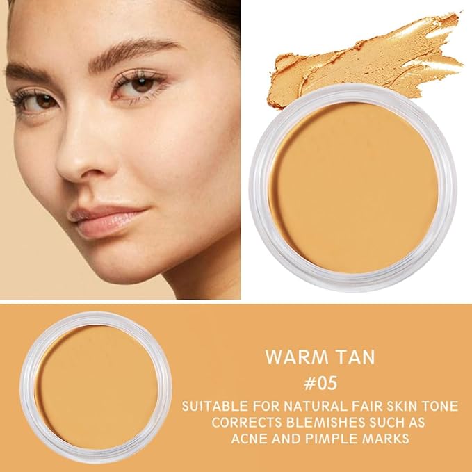 Kaely Cream Pot Concealer Full Coverage Set,Conceal Brighten