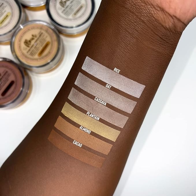 Beauty Bakerie Flour Setting Powder for Foundation, Loose Cassava (Yellow) 0.5oz