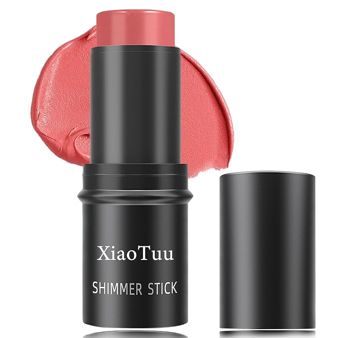 Cream Blush Stick,Blush Stick Long Lasting Non-greasy Multi Makeup Pen(05#)