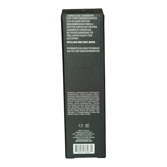 MAKEUP BY MARIO SurrealSkin Liquid Foundation, Liquid Formula, neutral undertone) 30 mL