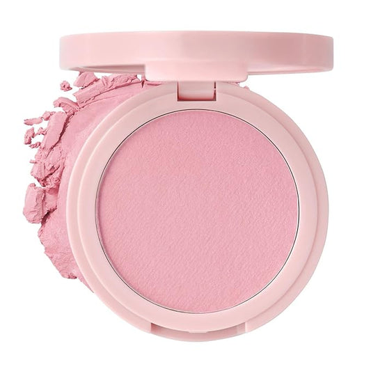 EGLIPS All Over Blusher - Multi-Use Cream Jelly Blush for Eyes & Cheeks Easy Blend and Buildable Texture with Shimmery Pearls Transparent Natural Finish Korean Face Makeup (08 CLOUD, 0.17 oz)