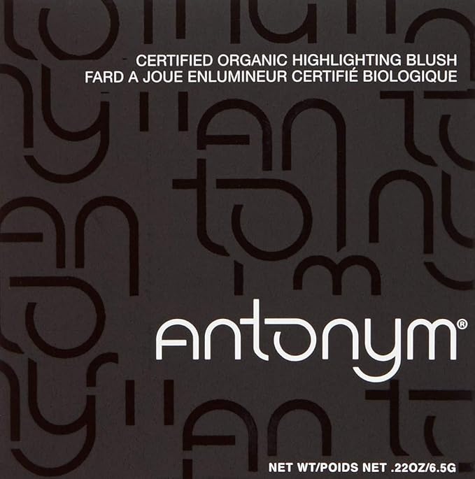 Antonym Cosmetics Baked Blush for Cheeks Face Powder Makeup Wrinkle Defying Minimize Fine Lines Pores Mattifying Highlighting Tan Contour (Crush)