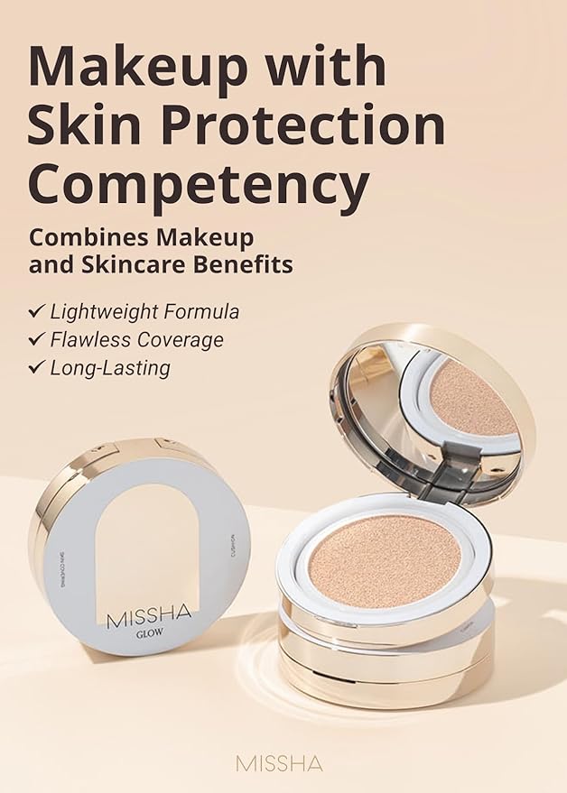 MISSHA Glow Cushion No.21 Light Beige for Bright