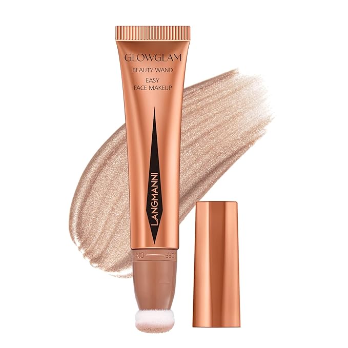 LANGMANNI Liquid Contour Beauty Wand, Face Concealer Contouring,Highlighter,Blusher (#05 Highlighter)
