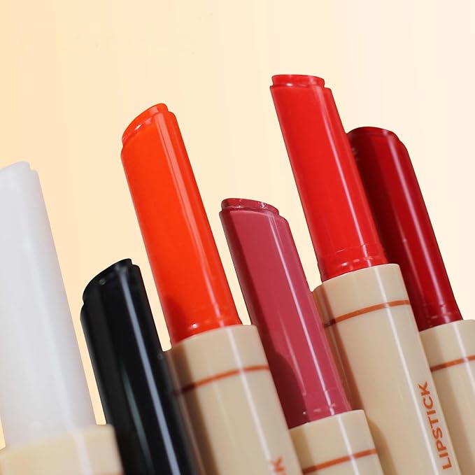 Clear Juicy Pumper Lip Oil Slick Click, Press Lipstick Lip Oil, Korean Mirror Glass Lip Balm, Moisturizing & Plump Solid Water Gloss Lip Tint, Shine Non-Sticky Lip Makeup for Women Girls,01