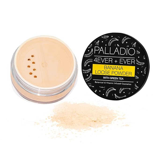 Palladio 4 Ever+Ever Mattifying Loose Setting Powder (Banana