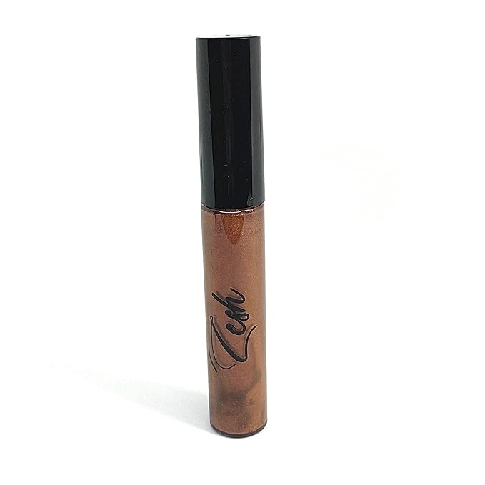 Zesh Cocoa Shine Lip Gloss - Enriched with antioxidant vitamin E and natural vanillin extract, 7g, Made in Canada