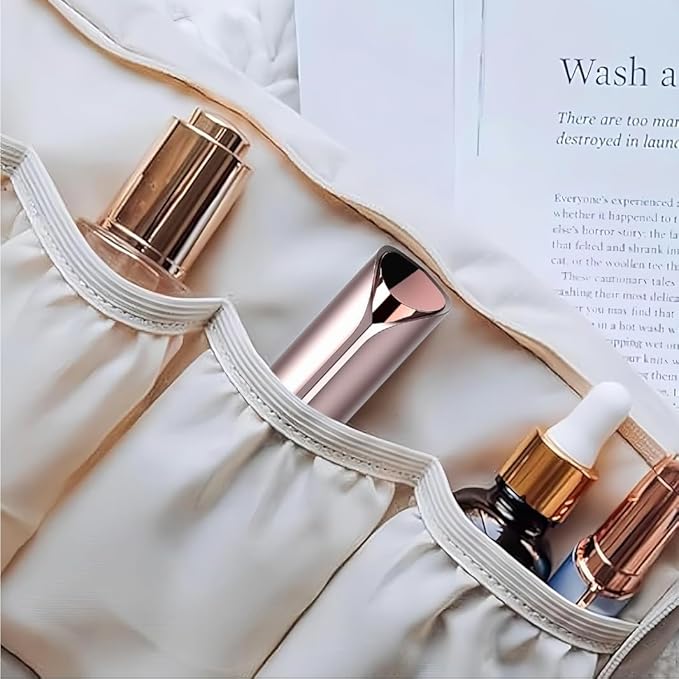 tuokiy Facial Hair Remover for Women, Face Shaver for Women, Lady Face Electric Razor for Lip, Chin, Peach Fuzz, 2 Replacement Heads and USB Rechargeable