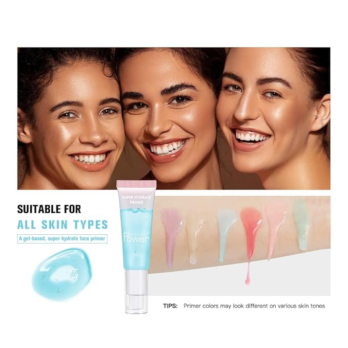 Super Hydrate Primer - Translucent Gel Formula for (03 watermelon)