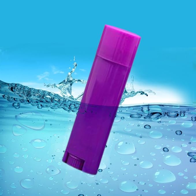 5ml 50Pcs Empty Oval Deodorant Lip Deodorants(Purple)