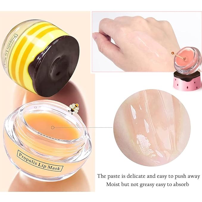 4 PCS Bee Lip Mask Balm Lines