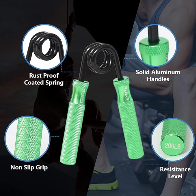 Grip Strength Trainer 100LB-300LB Metal