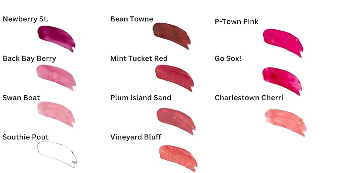 Bean Towne Vegan, Gluten and Cruelty-free Lipgloss with a long lasting, non-sticky formula with Aloe, Vitamins C & E, and Botanical mint, Clean Beauty for soft, moisturized lips.