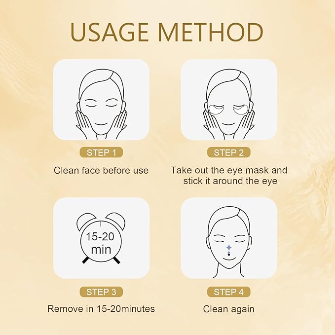 Under eye patches (30 pairs),