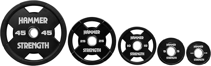 Hammer Strength 45Lb Round Urethane Olympic Plate