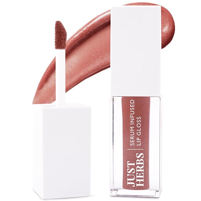 Serum Infused Lip Gloss for Women, Lightweight Non-Sticky High Glossy Moisturizing and Hydrating Lip Gloss 3 ml