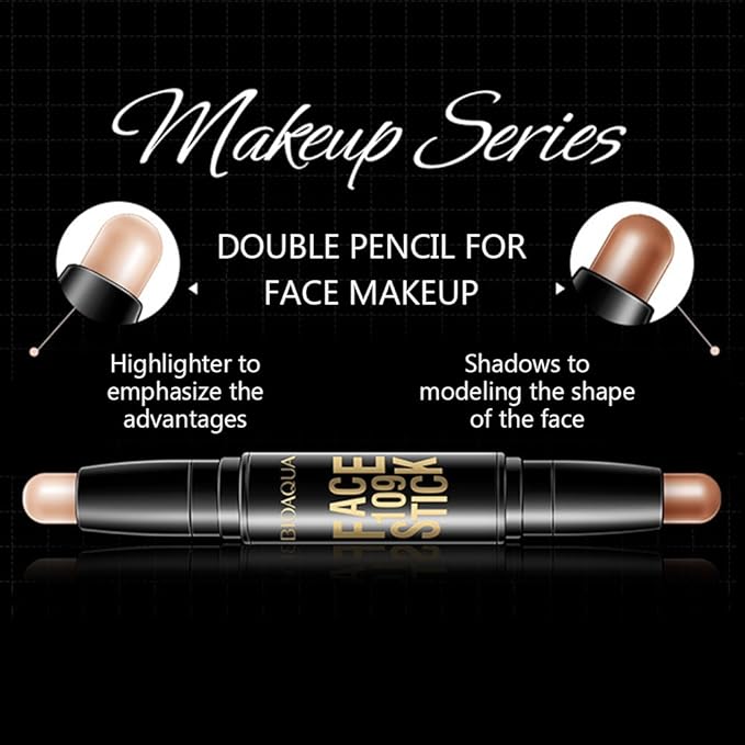 BIOAQUA Play 109 Face Stick Contour Duo 2 SHALLOW COLOR/BROWN)