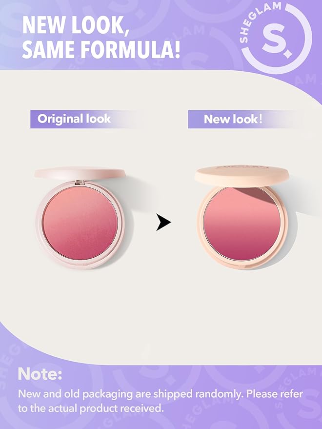 SHEGLAM Divine Flush Matte Blush Powder Highly Pigmented Non-Fading Long Lasting Glowing Lightweight Natural Blush Face Makeup Party Blush-Insta Flame