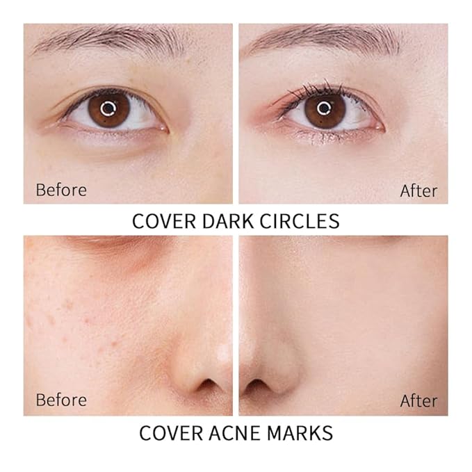 Flawless Glass Skin with Cushion Foundation - Long-lasting, (Porcelain, ) 18g