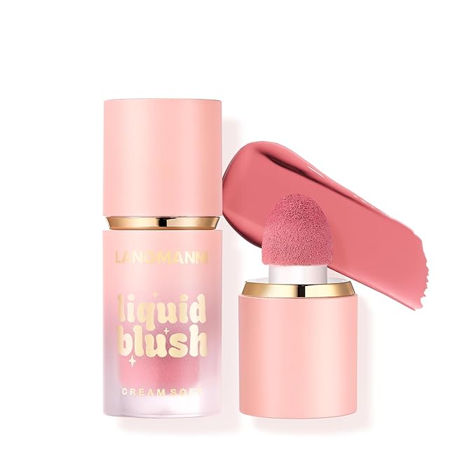 Jolilab Liquid Blush - High Pigment, Long - Lasting, Buildable Color for a Natural Glow（01#）