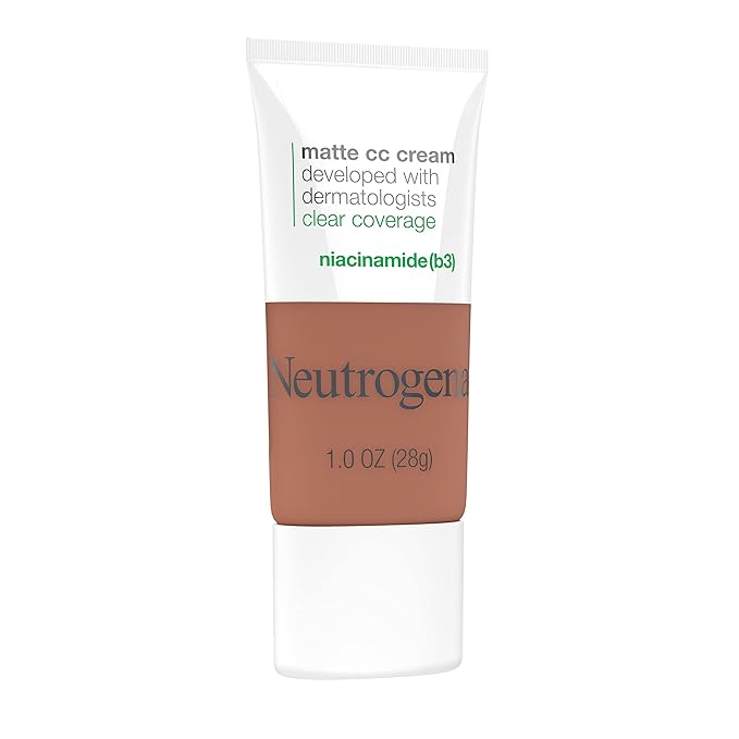 NEUTROGENA Clear Coverage Color Correcting Cream . 8.0 / Amber 1.0 oz