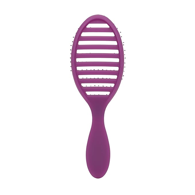 Wet Brush Speed Dry Hair Brush, Purple Frost - Vented Design & Soft HeatFlex Bristles Are Blow Dry Safe - Ergonomic Handle Manages Tangles - Pain-Free Hair Accessories