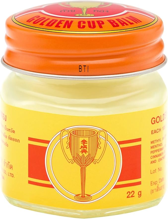 Golden Cup Balm Yellow Herbal Thai 22g