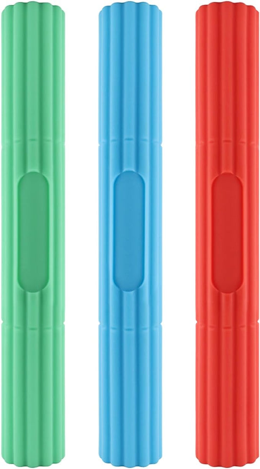 3pcs Flex Bar Tennis Elbow Therapy Bar 3 Resistance