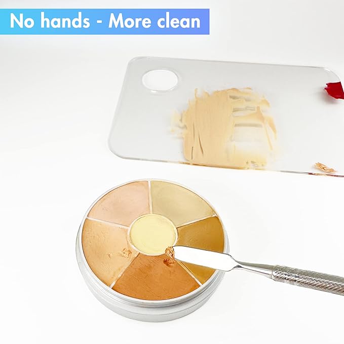 Foundation Spatula Stainless Steel Makeup Mixing Tool Cosmetic