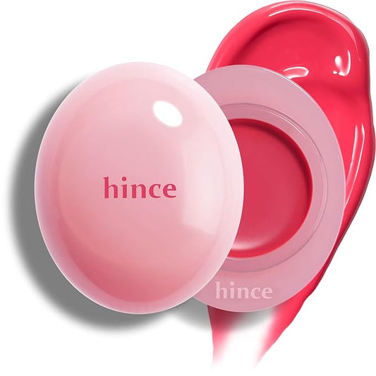 HINCE Raw Glow Dewy Ball - Tinted Lip Balm, Jelly Gloss Glow, Shine and Hydration, Lip & Blush Multiuse, Vegan, 0.12 oz. (13 colors) (BERRY COKE)