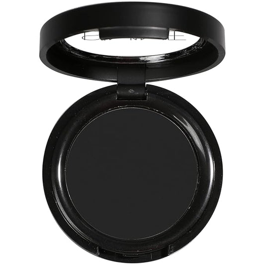 ISMINE Single Black Matte Eyeshadow Powder Palette High Pigment, Longwear, Intense Color Best Black Eyeshadow