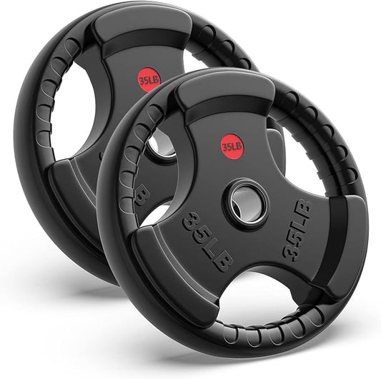 GIKPAL Weight Plates 2-inch Olympic (10lb 25lb 25lb 35lb 35lb 45lb) 45lb)