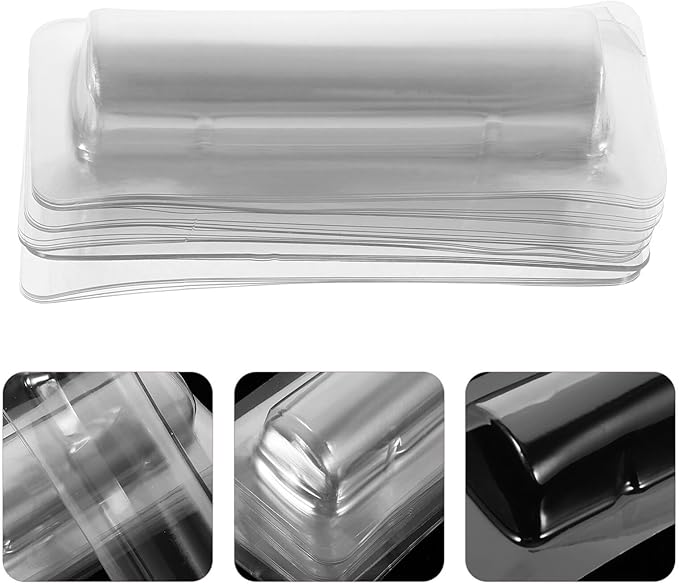 FOMIYES 30pcs Lip Balm Pouches Clear