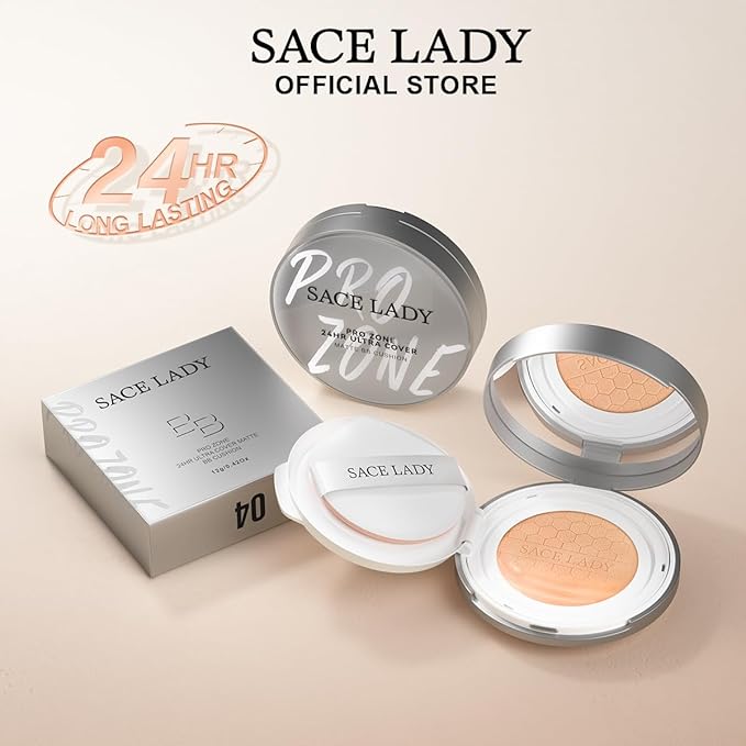 SACE LADY Oil Control BB Cushion Foundation, Full (#02, 0.) 42Oz